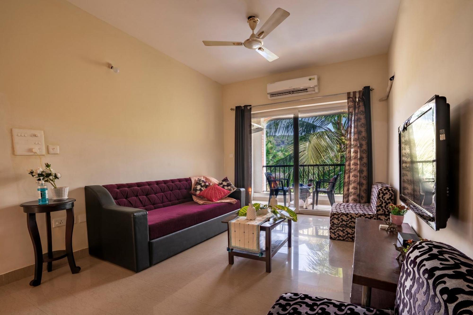 Goa Chillout Apartment - 1Bhk, Baga Esterno foto