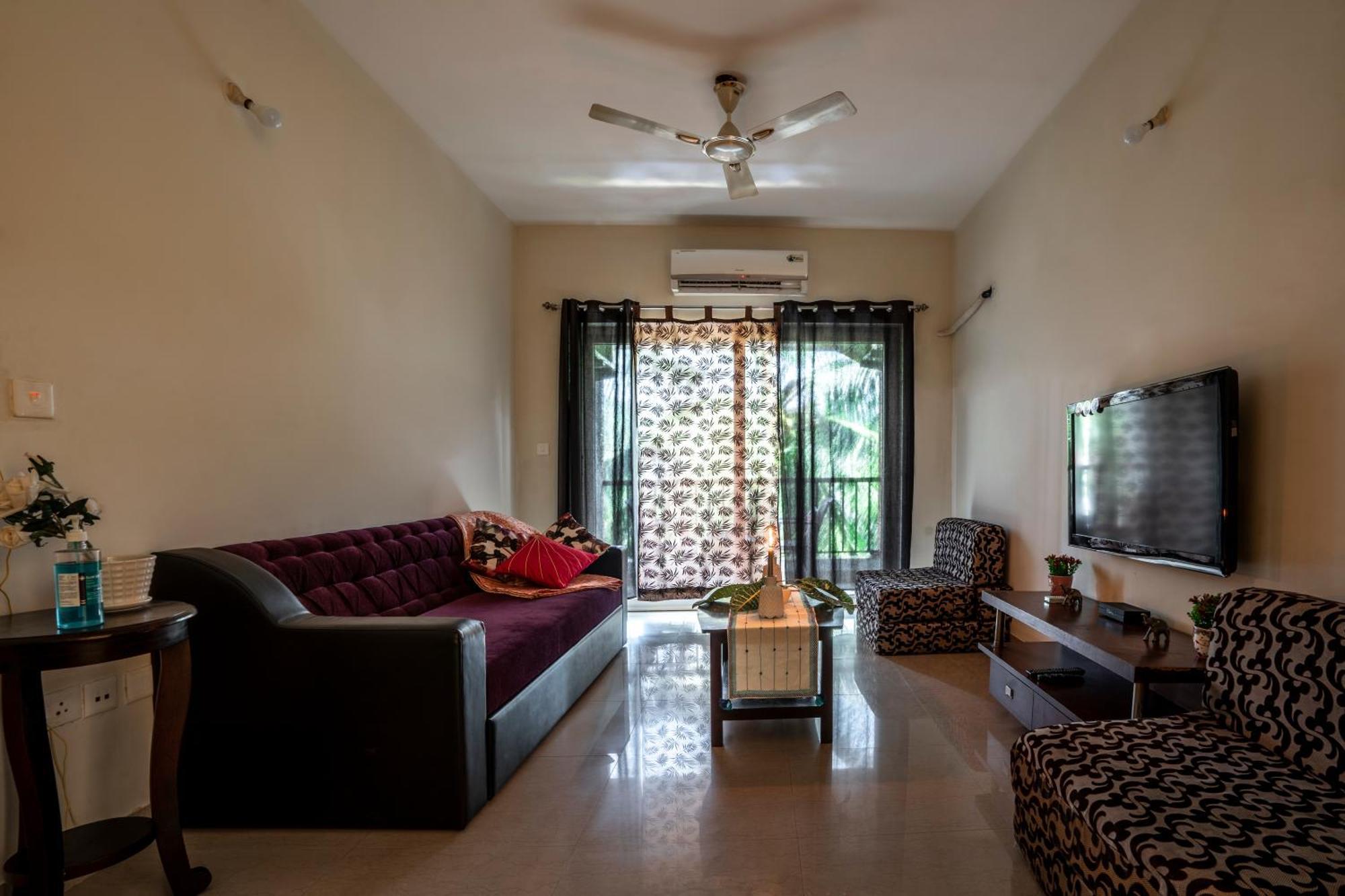 Goa Chillout Apartment - 1Bhk, Baga Esterno foto