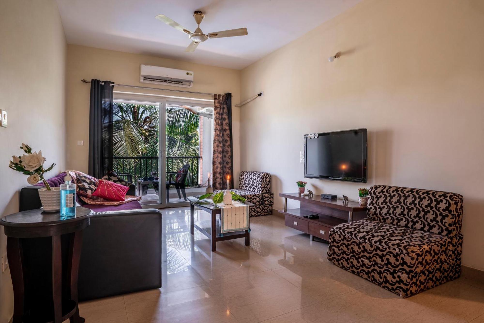 Goa Chillout Apartment - 1Bhk, Baga Esterno foto